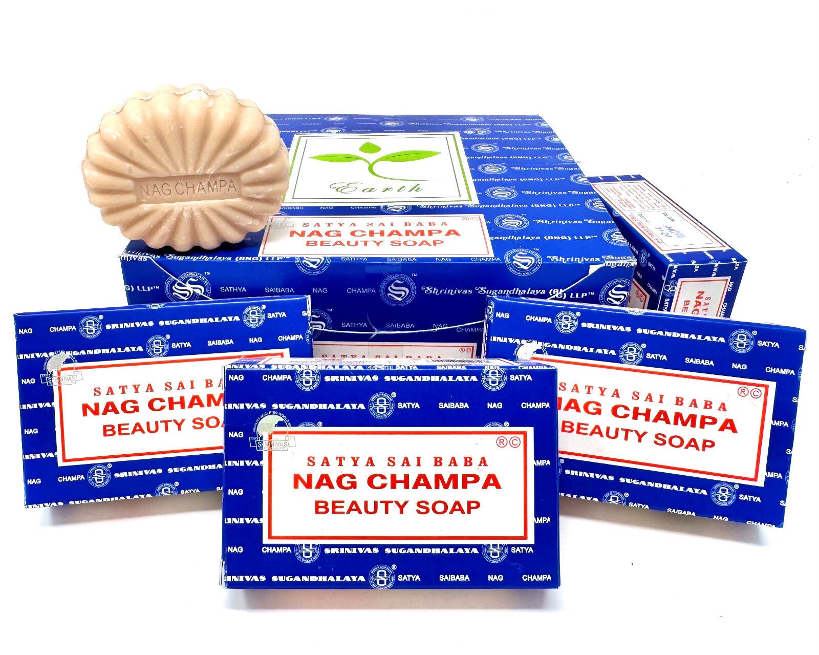 Nag Champa Soap Bar, 75 gm: Choose How Many Beauty Soap Bars!